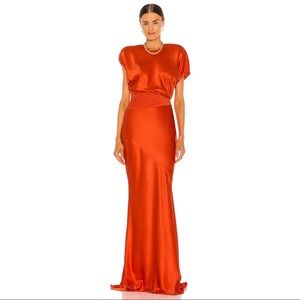 Zhivago Bond Gown in Flame Revolve
